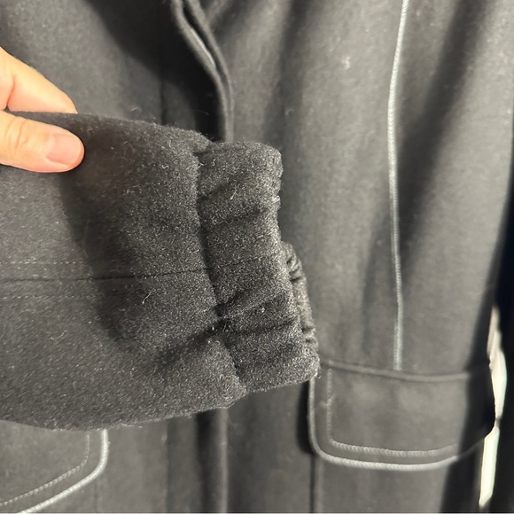 Bijenkorf Collection Eur. sz. 44 (US 12) heavyweight coat, wool blend, winter - Picture 4 of 16